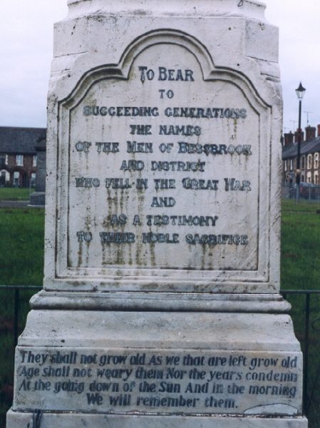 bessbrook inscription